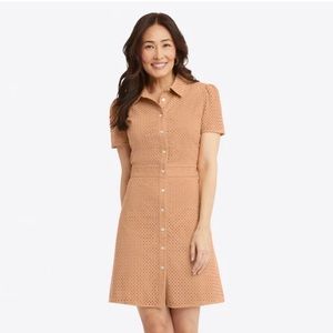 Draper James Faith Shirt Dress in Eyelet